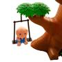 Imagem de Brinquedo infantil casa na árvore com bichinho de vinil - Samba toys