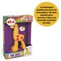 Imagem de Brinquedo Infantil Coleção Core Core Gina Girafa 22cm Amarela com Bolinhas Vermelha em Plástico Elka Brinquedos - 286