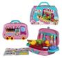 Imagem de Brinquedo Infantil Comidinhas do Chefe Cozinha Maleta Com Rodinhas - Toy King