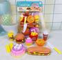 Imagem de Brinquedo infantil de mini kitchen kit de fast food 