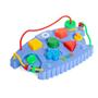 Imagem de Brinquedo Infantil Didático Com Argolas e Formas Passa e Encaixa Tateti