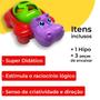 Imagem de Brinquedo Infantil Didático Educativo Hipo Com Blocos Maral