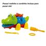 Imagem de Brinquedo Infantil Didático Jacaré Monta Desmonta Educativo