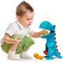 Imagem de Brinquedo Infantil Dinossauro Didático Baby Cores Vivas Elka