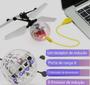Imagem de Brinquedo Infantil Drone Bola Sensor Proximidade Luzes Leds