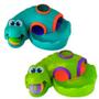 Imagem de Brinquedo Infantil Educativo Didático para Bebê Croco Ball com bolinha crocodilo - JP Brink