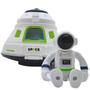 Imagem de Brinquedo Infantil Espaço - Nave Cápsula Lunar Com Luz Interna + Boneco Astronauta Que Entra Na Nave