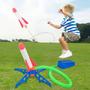 Imagem de Brinquedo Infantil Foguete Divertido Com Luz Led Pisou Voou