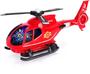 Imagem de Brinquedo Infantil Helicóptero de Resgate Eletrônico Bate e Volta Luzes Sons