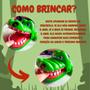 Imagem de Brinquedo Infantil Jacaré Morde Dedo Crocodilo Com Dentes