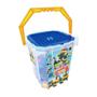 Imagem de Brinquedo Infantil Kit Balde Brinca Blocos Big Star