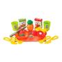 Imagem de Brinquedo Infantil Kit Salada de Frutas Crec Crec Big Star