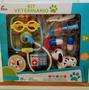 Imagem de Brinquedo Infantil Kit Veterinário Azul Emite Luz e Som Brincando De Profissões Fenix