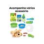 Imagem de Brinquedo Infantil Kit Veterinário M com Cachorro de Pelúcia Maquininha de Tosar 14 Peças - Fenix Brinquedos VET-709