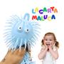 Imagem de Brinquedo Infantil Lagarta Flofy Squish Fidget Toy Luz Brilha Apertar Anti Stress