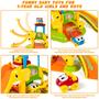 Imagem de Brinquedo infantil Marstone Elephant Slide com 4 carros de animais de 1 a 3 anos