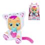 Imagem de Brinquedo Infantil Menina Boneca Cry Babies Daisy Que Chora De Verdade com Sons De Bebê E Chupeta Original Multilaser