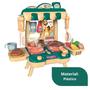 Imagem de Brinquedo Infantil Mini Cozinha 34 Peças Verde Casa Encantada Zippy Toys - 9283