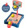 Imagem de Brinquedo Infantil Mini Jogo Basquete de Mesa com 6 Bolinhas Zippy Toys - 8343