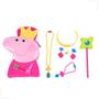 Imagem de Brinquedo Infantil Multikids Maleta Peppa Pig Joias Com 6 Acessórios - Rosa - BR1302