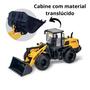 Imagem de Brinquedo Infantil Pá Carregadeira Trator de Miniatura New Holland Usual Brinquedos - 579