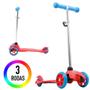 Imagem de Brinquedo Infantil Patinete 3 Rodas Vermelho e Azul BBR Toys