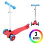 Imagem de Brinquedo Infantil Patinete 3 Rodas Vermelho e Azul BBR Toys