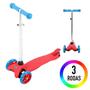 Imagem de Brinquedo Infantil Patinete 3 Rodas Vermelho e Azul BBR Toys