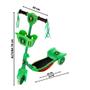 Imagem de Brinquedo Infantil Patinete Ben 10 Scooter 3 Rodas Com Cesta