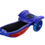 Imagem de Brinquedo Infantil Patinete Scooter 3 Rodas Com Cesta Luz E Som Azul Thor Art Brink