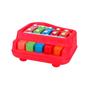 Imagem de Brinquedo Infantil Pianinho com Xilofone Vermelho Fenix - FBB-653V