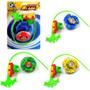 Imagem de Brinquedo Infantil Pião e Lançador Spin Blade Kit 4 Unidades