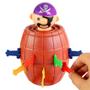 Imagem de Brinquedo Infantil Pula Pirata Barril Pequeno Clássico