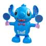 Imagem de Brinquedo infantil Robô Dançarino com Luz e Som divertido Stitch