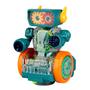 Imagem de Brinquedo Infantil Robô Transparente Com Engrenagens Coloridas