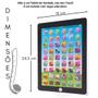 Imagem de Brinquedo Infantil Tablet Interativo Português e Inglês 62 Teclas Azul