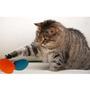 Imagem de Brinquedo Interativo e Relaxante Para Gatos Pets 2 Bolinhas Bolas Com Catnip Erva Natural Feltro Cat Nip Evita Cama Sofá Cortina Ecolog