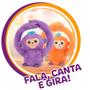 Imagem de Brinquedo Interativo Macaco de Pelúcia que Fala, Canta e Gira - Toyng  