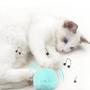 Imagem de Brinquedo Interativo para Gato com Catnip Elétrico - Bola de Pelúcia com Som