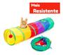 Imagem de Brinquedo Interativo Para Gatos Pets Túnel Labirinto Colorido