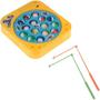Imagem de Brinquedo Jogo Pesca Peixe Com 15 Peixes E 3 Varas De Pescar