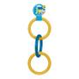 Imagem de Brinquedo jw invincible chains grande amarelo p/ cães