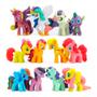 Imagem de Brinquedo Kit 12 Mini Bonecos My Little Poney My Pony