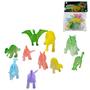 Imagem de Brinquedo KIT Animais de Plástico 10 Peças Dino Fluorescente  - 12181