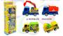 Imagem de Brinquedo kit caminhão com fricção miniatura com 4 peças