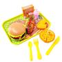 Imagem de Brinquedo Kit Comidinha Hamburger Com 18 Peças