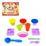 Imagem de Brinquedo Kit Massinha Infantil Ki. Massa Lanches Doces Divertidos com Formas e Moldes Original Sunny