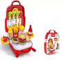 Imagem de Brinquedo Kit Mini Maleta Infantil Fast Food 29 peças