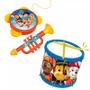 Imagem de Brinquedo Kit Musical Infantil Bandinha Patrulha Canina Menino e Menina Elka