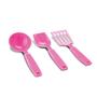 Imagem de Brinquedo Kit Panelas Infantil Acessórios Para Cozinha Meninas Rosa Silmar Brinquedos